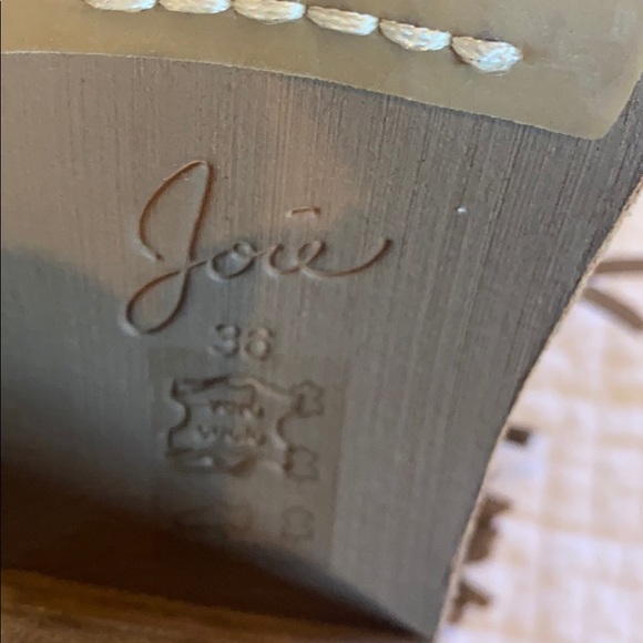 LIKE NEW JOIE fringe booties size 6 - Picture 9 of 10